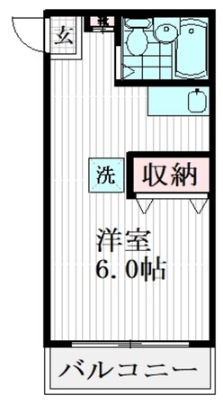 ルージュ駒場の物件間取画像